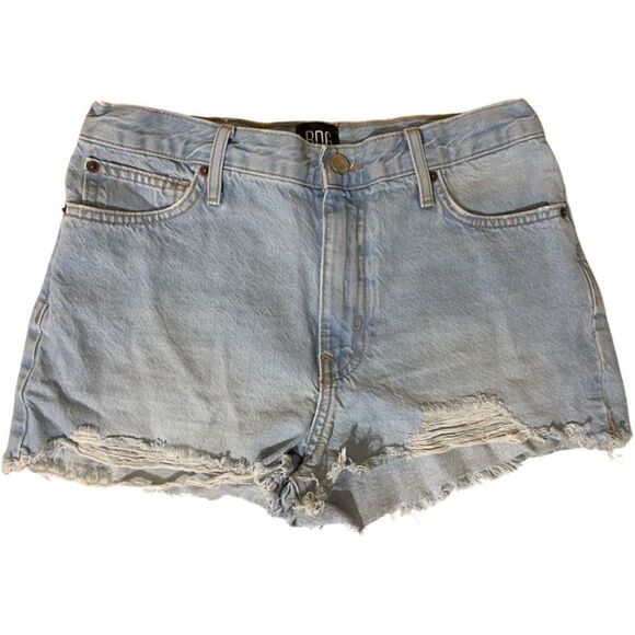 BDG Urban Outfitters Girlfriend High-Rise Jean Shorts - Picture 1 of 4